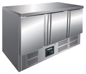 SARO Koelwerkbank met 3 deuren model VIVIA S 903 S/S TOP