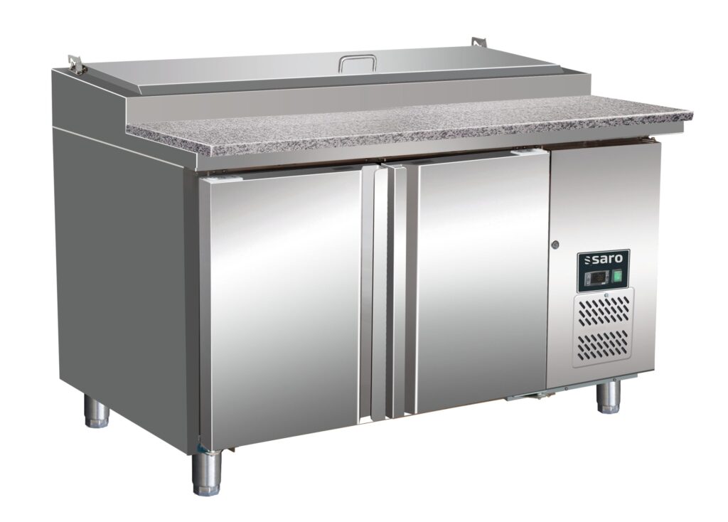 SARO Voorbereidingstafel met granieten werkblad - 1/3 GN model SH 1500