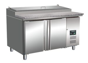 SARO Voorbereidingstafel met granieten werkblad - 1/3 GN model SH 1500