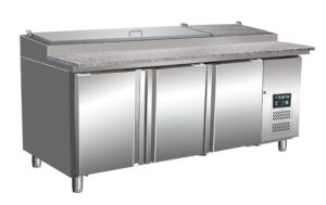 SARO Voorbereidingstafel met granieten werkblad - 1/3 GN model SH 2000