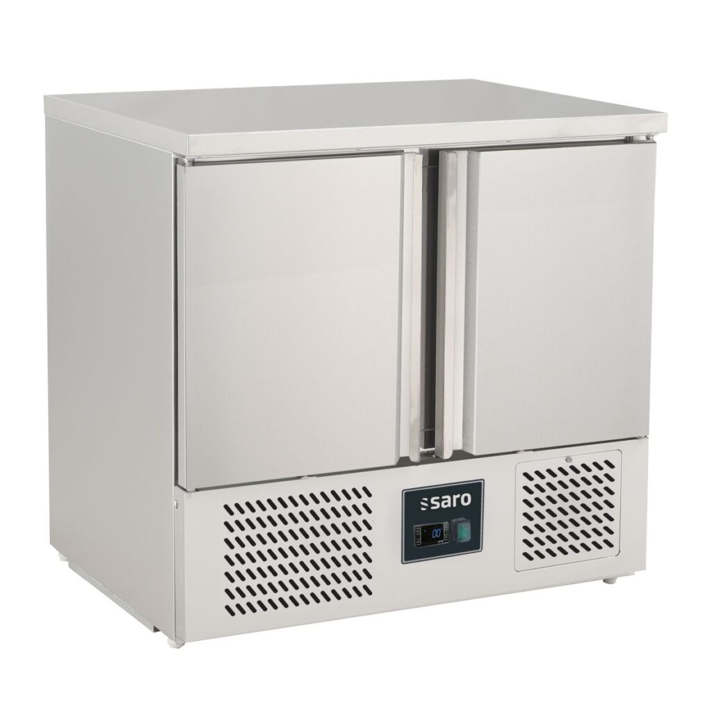 SARO Koelwerkbank met 2 deuren, model VIVIA S 901 S/S TOP PRO