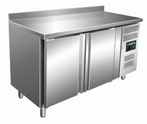 SARO Koelwerkbank met 2 deuren en opstaande rand model SNACK 2200 TN