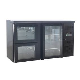 SARO Barkoeler met 1 glasdeur en 2 laden model BC 2100 G S2