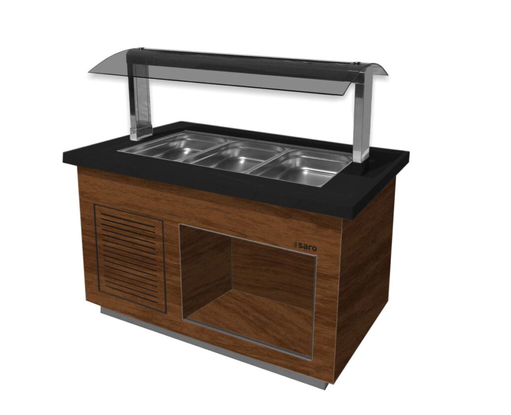 SARO Warm buffet model PREMIUM LINE SB-H 130 walnut