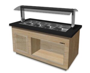 SARO Saladebar model PREMIUM LINE- SB-K 170 OAK