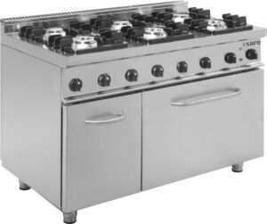 SARO Gasfornuis met elektrische oven model E7/KUPG6LE