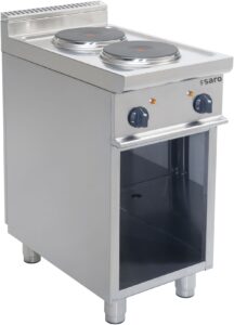 SARO Elektrisch kooktoestel met open onderstel model E7/CUET2BA