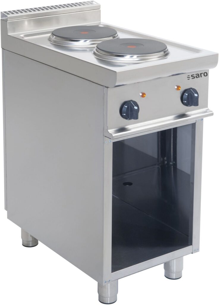 SARO Elektrisch kooktoestel met open onderstel model E7/CUET2BA
