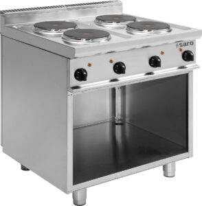 SARO Elektrisch kooktoestel met open onderstel model E7/CUET4BA