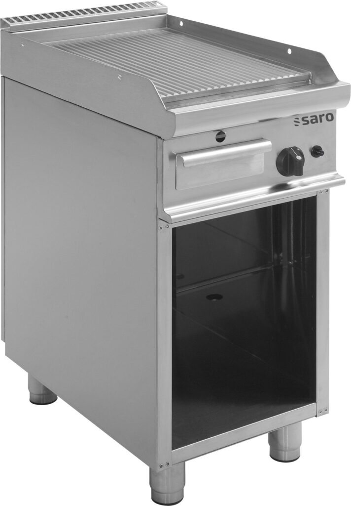 SARO Gasbakplaat met open onderstel model E7/KTG1BAR