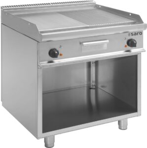 SARO Elektrische bakplaat met open onderstel model E7/KTE2BAM