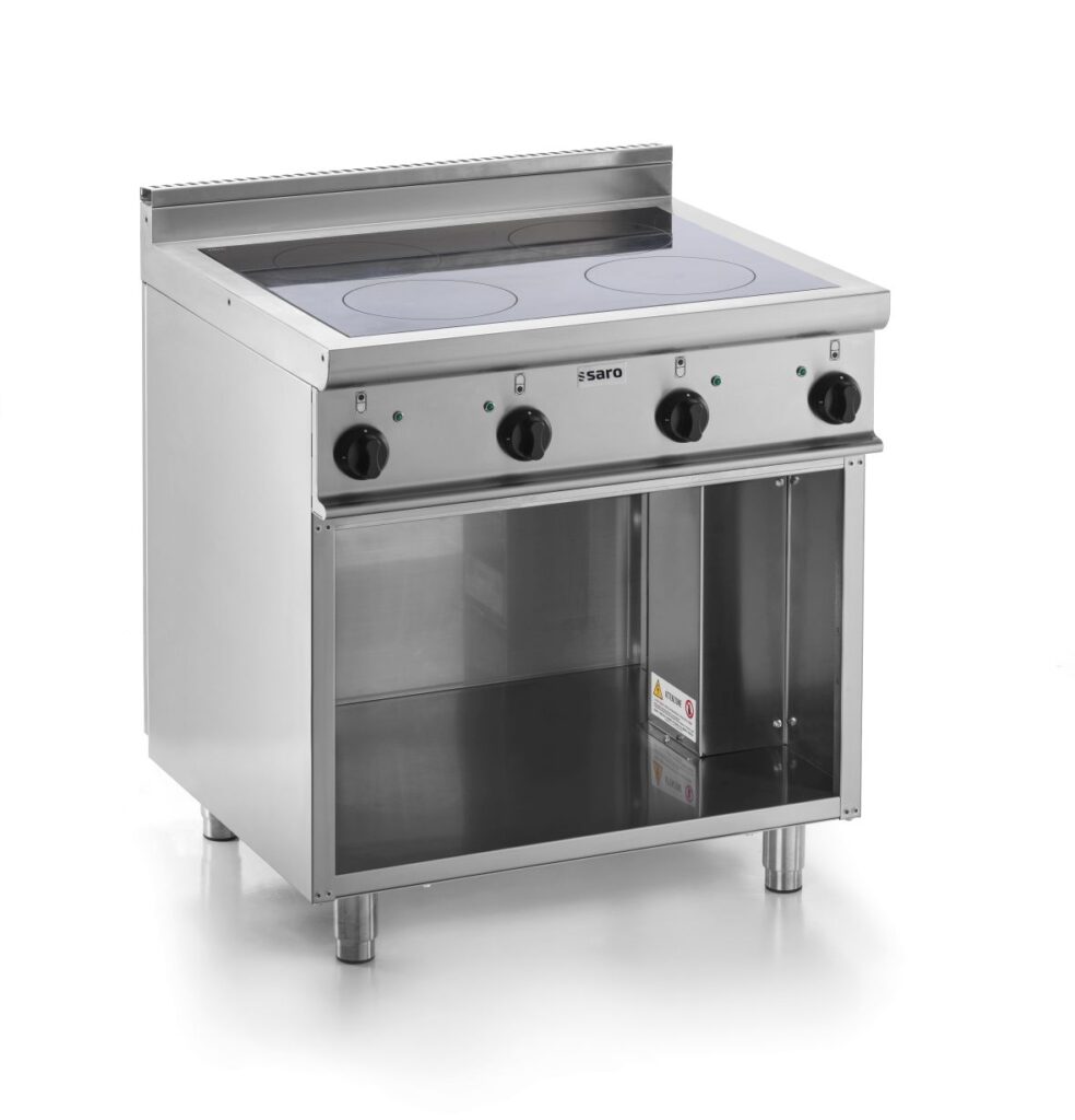 SARO Inductiekooktoestel met open onderstel model E7/CUI4BAL