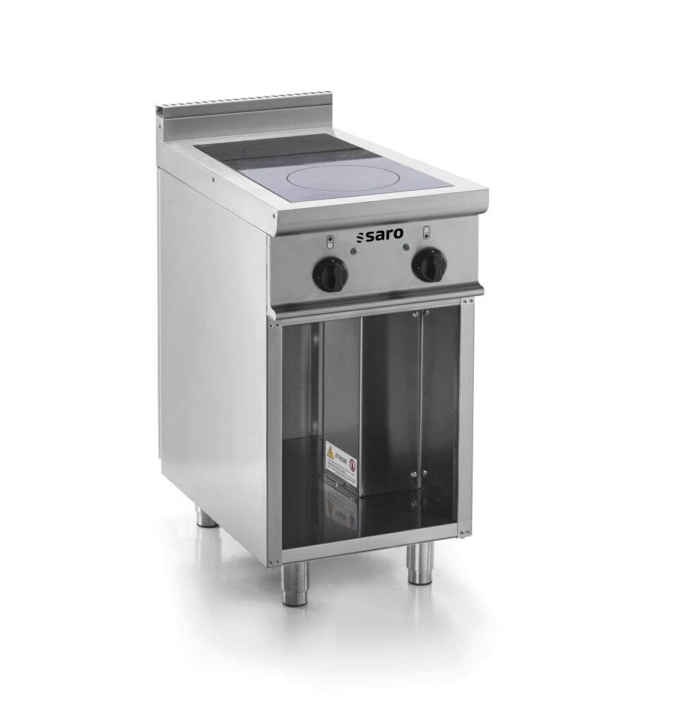 SARO Inductiekooktoestel met open onderstel model E7/CUI2BAL