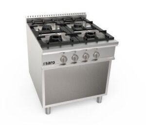 SARO Gaskooktoestel op open onderstel, 4 branders LQ model LQ / CUG4BA