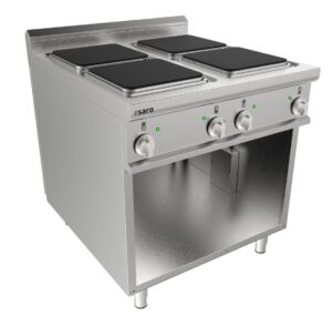 SARO Elektrisch kooktoestel op open onderstel, 4 platen LQ model LQ / CQE4BA