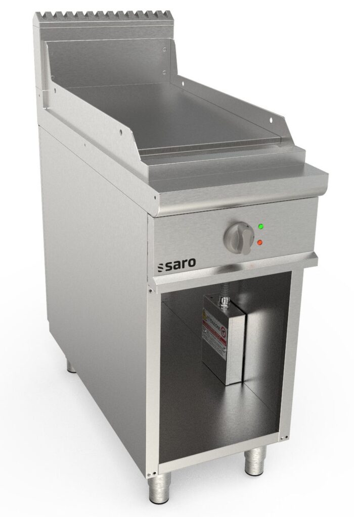 SARO Elektrische bakplaat met open onderstel model LQ / FTE2BAL