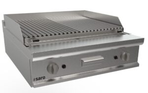 SARO Gas lavasteengrill, tafelmodel model LQ / BS2BB