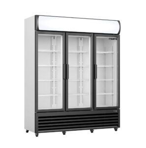 SARO Koelkast met glasdeur en lichtkap model GTK 1065