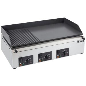 SARO Elektrische bakplaat (geribbeld + glad) model GPK 810