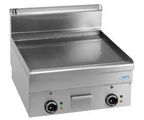 SARO Elektrische grillplaat glad, tafelmodel 600x600 model EFT66L