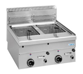 SARO Gasfriteuse 8+8 L, tafelmodel 600-lijn model GF66