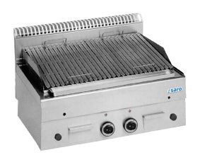 SARO Grill à pierre de lave à poser 800x600 modèle GPL86