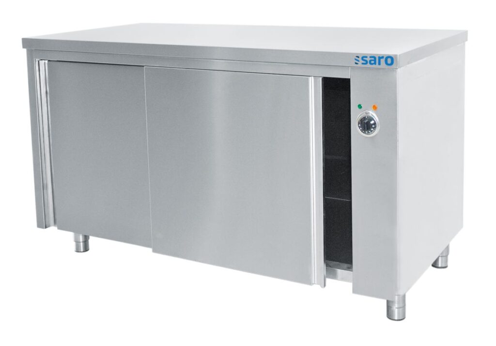 SARO Warmhoudkast - 600 mm diep, 1400 mm