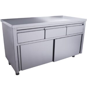 SARO Schuifdeurkast - 3 laden 1400x700 mm