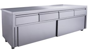 SARO Schuifdeurkast - 4 laden 2000x700 mm