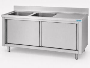 SARO Spoelkast met schuifdeuren 1600 mm