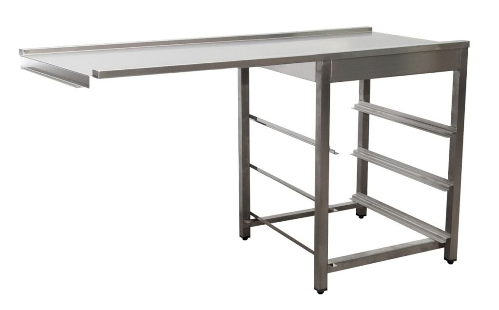 SARO Afvoertafel voor vaatwasmachine links, 1600 mm